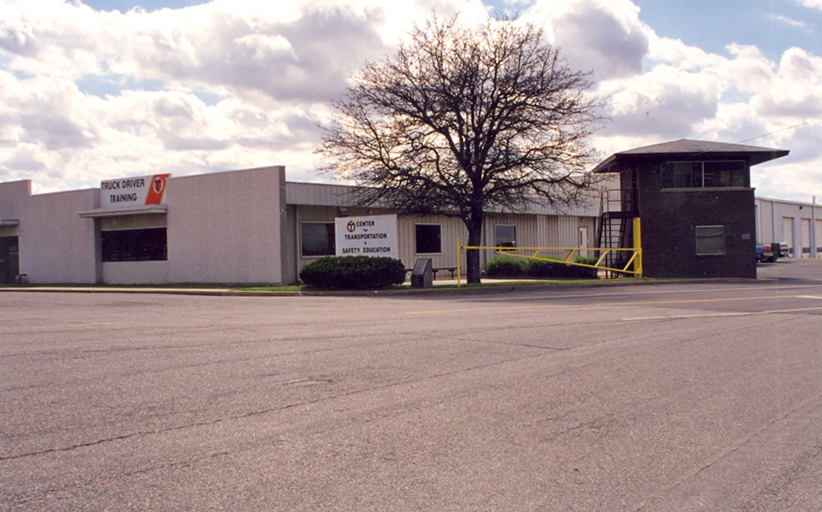 Truck Driver Training facility at Central Tech in 1989