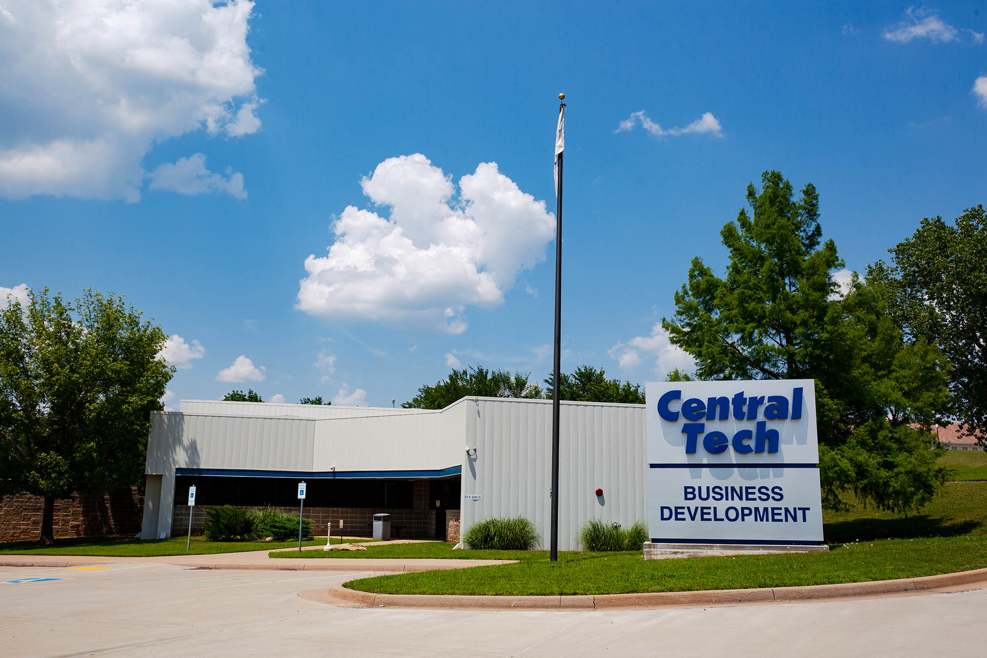 Business Development building at Central Tech in Drumright Oklahoma