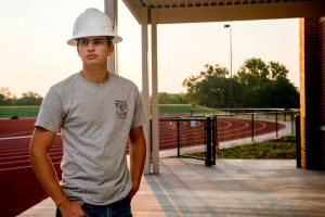 Construction student Koy Ramsey