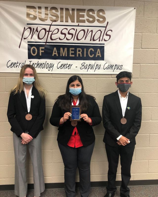 More BPA state winners from the Business & Information Technology class on both the Sapulpa and Drumright campuses. Congratulations!
#centraltechedu #centraltechBIT #okbpa