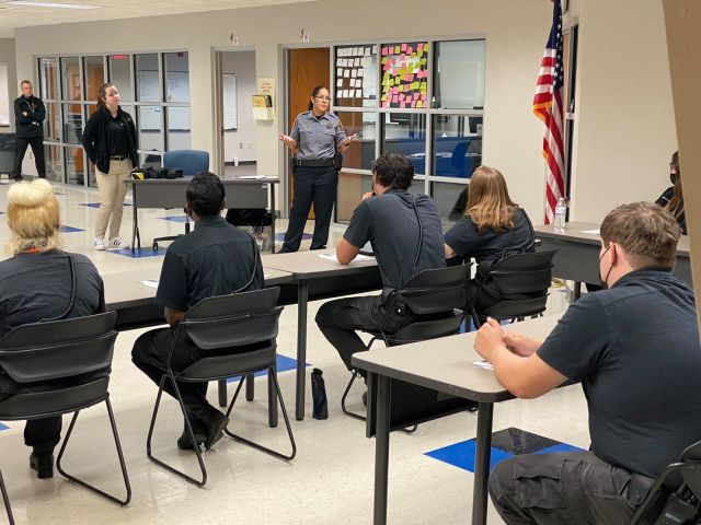 Thank you to the @tulsacountysheriffsoffice for stopping by to visit with the Criminal Justice students this month!
#centraltechedu #centraltechCriminalJustice