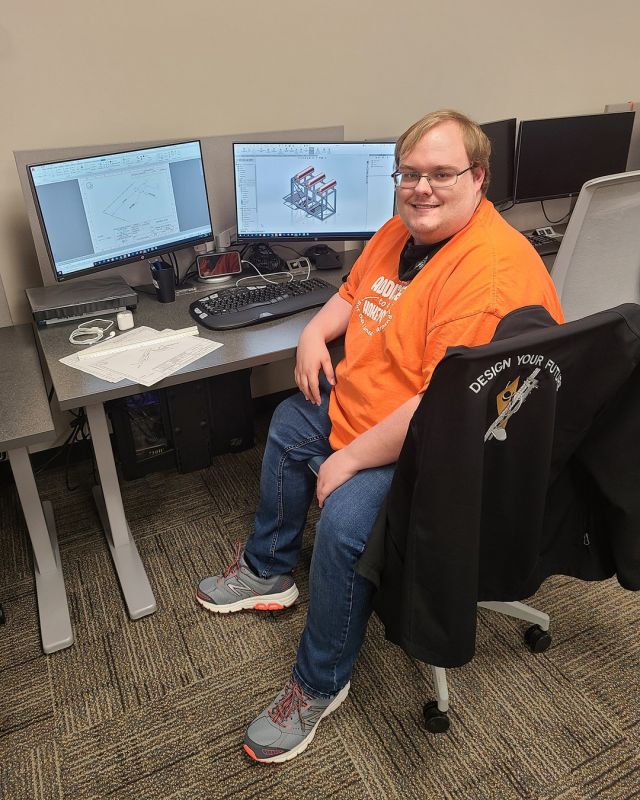 The excavation simulator at the Business and Industry Services department has been the result of teamwork. Design Drafting student Tanner H. created the blueprints. Other classes that contributed include Welding and Pipeline.
#centraltechedu #centraltechCAD