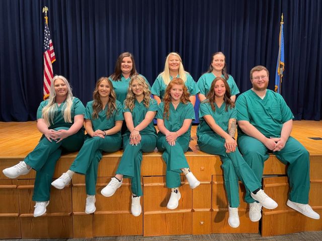 Congratulations to this year's Surgical Technology graduates!

Interested in being a Surg Tech? Learn more > https://bit.ly/3xxMibI

Front Row: Kiley Belair, Paige Weber, Katelyn Weber, Nichole Jacobs, Andi Leatherwood, Trey Klassen
Back Row: Ashlyn Bales, Ashlyn Jones, Kari Grant
#centraltechedu #centraltechSurgTech