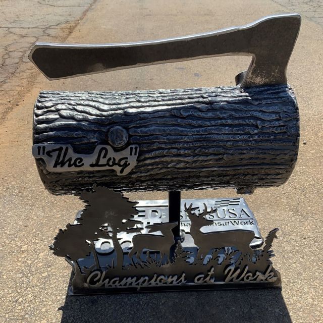 Ty Morrow, an adult student from Yale, made this welding sculpture. He competed at the @skillsusa.oklahoma State Competition with this sculpture.
#centraltechedu #centraltechWeldFab #SkillsUSA