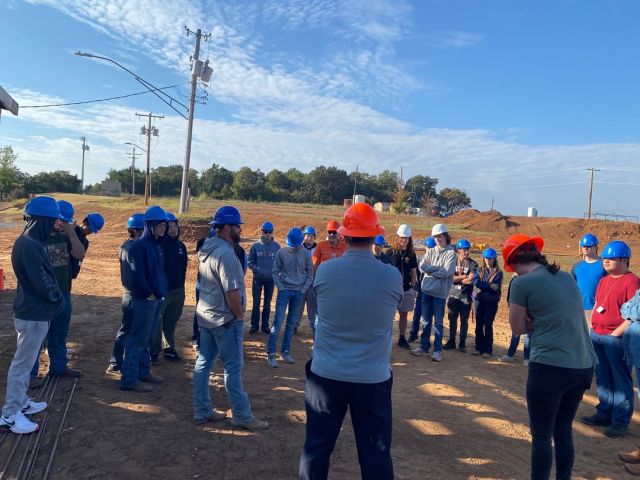 CAD and Construction students visited the Oak Grove Baptist Church addition, heard from the construction manager and design specialist, and learned real-world applications of the lessons they learn in the classroom. 
#centraltechedu #centraltechCAD #centraltechConstruction