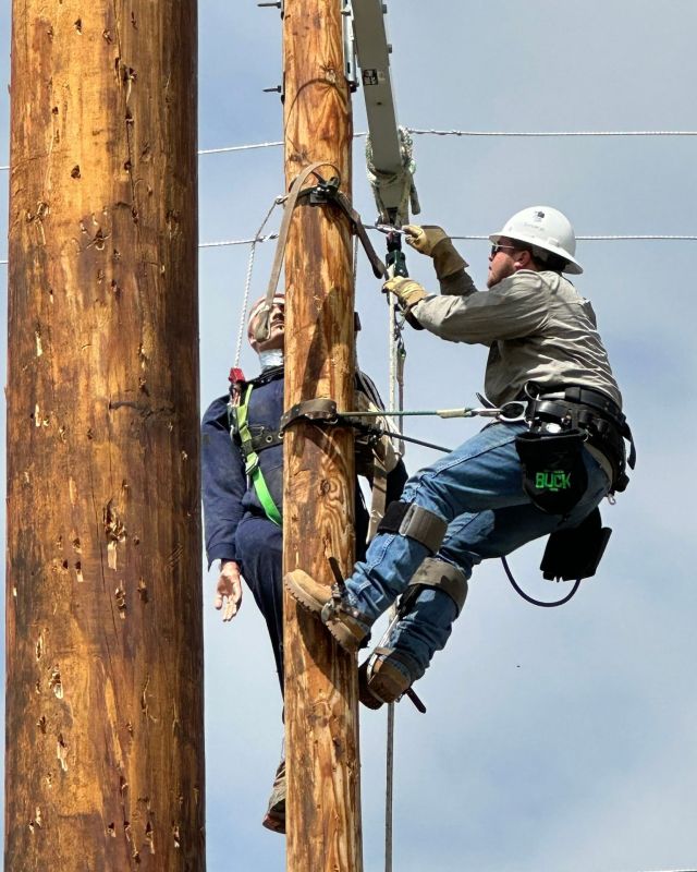 Did someone say Lineman Rodeo? 🤠

At @northeast_tech, our lineman class engaged in a range of activities including rescue operations, changing fuses, and transporting tools from the ground to the top.

#centraltechLineman