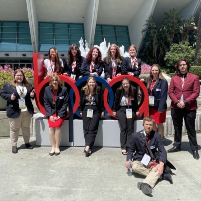 Let's celebrate! 🎉

Our Business & Information Technology students recently traveled to Anaheim, California to participate in the @bpaconnect National Leadership Conference.

🔹 Picture 2: Stroud's Trent Fine, an adult student, achieved first place in the Presentation Individual (Postsecondary) competition.
🔹 Picture 3: Cleveland High School's Katy Knapp (far left), K12's Andrew Wyre (second from left), Cushing High School's Dezirae White (second from right), and Mannford High School's Aliviah Jolly (far right) earned second place in Parliamentary Procedure Team (Secondary)

#centraltechBIT