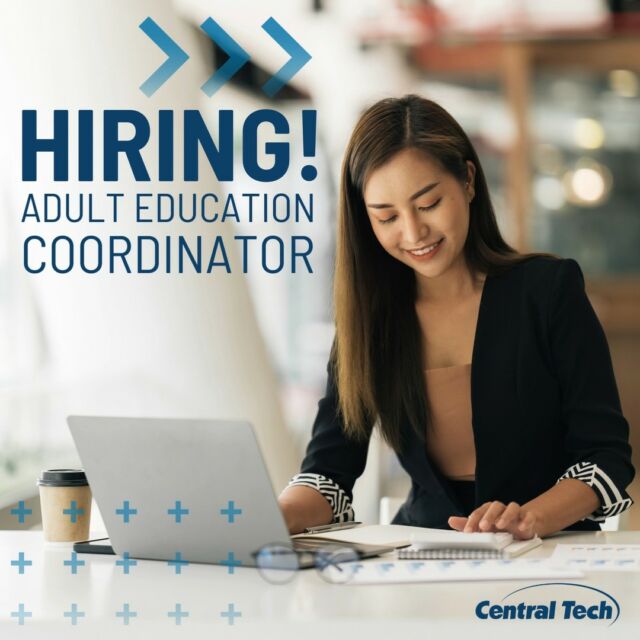 Our Adult Education team is growing. Are you interested? 👫

Apply today for our ACD Coordinator position! centraltech.info/MissingPiece

#centraltechedu