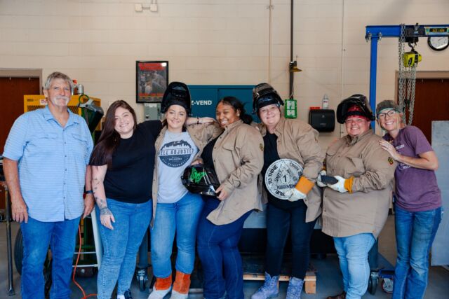 Talk about rock stars. 💥

The Women in Welding ladies were working hard when we stopped but obliged us with a picture.

#centraltechBIS #centraltechWomenWeld