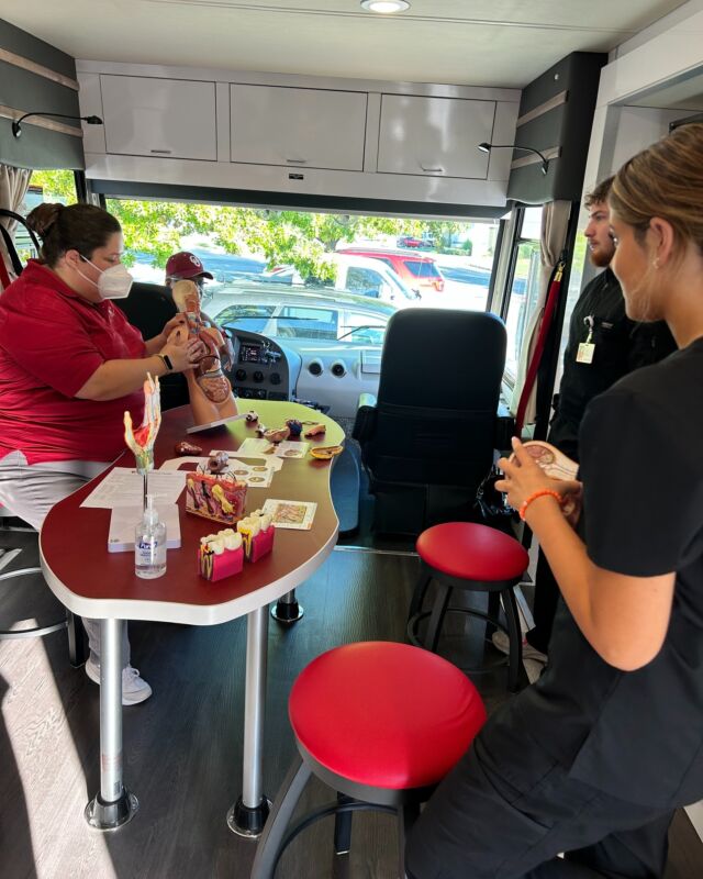 It was a pleasure having @uofoklahoma Health Sciences and Career Exploration Bus on our Drumright campus! 🩺

It was a great opportunity for our health students to learn about the OU admissions process, explore seven different colleges within the OU Health Sciences Center, and participate in career exploration activities on the "bus."

#centraltechHC #centraltechBioMed