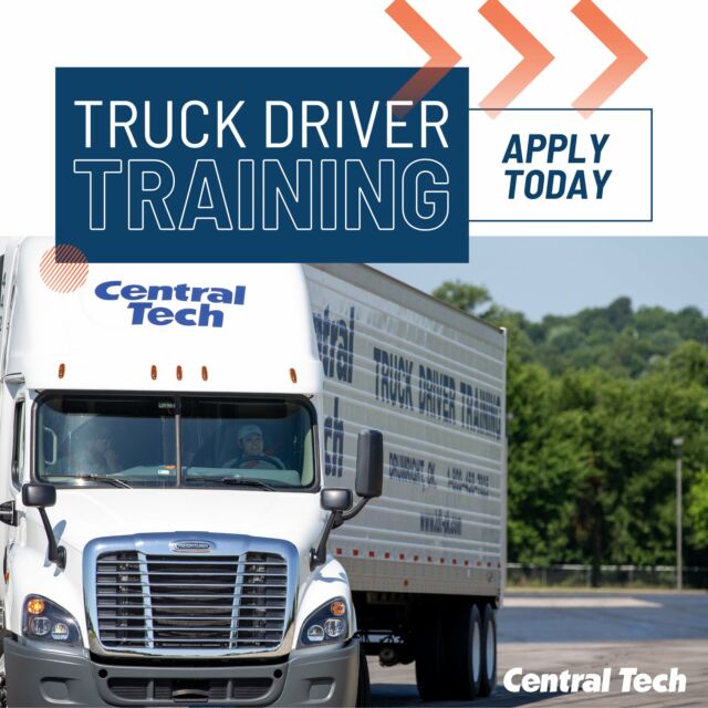 GET IN. GET GOING. GET PAID. 💲

Learn more about our CDL program! centraltech.edu/tdt

#centraltechTDT