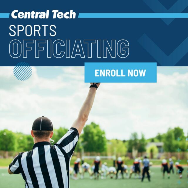 Start the new year off with a BANG and enroll today in our upcoming new classes! 💥

➝ centraltech.edu/classes

◽️ Sports Officiating
◽️ Agritourism
◽️ Pharmacy Technician
◽️ Basic Canine Obedience
◽️ Pet Care, First Aide, and CPR
◽️ Customer Service Training
◽️ QuickBooks for Agribusiness
◽️ Hand Quilting for Beginners
◽️ Women Welding 101

#centraltechedu