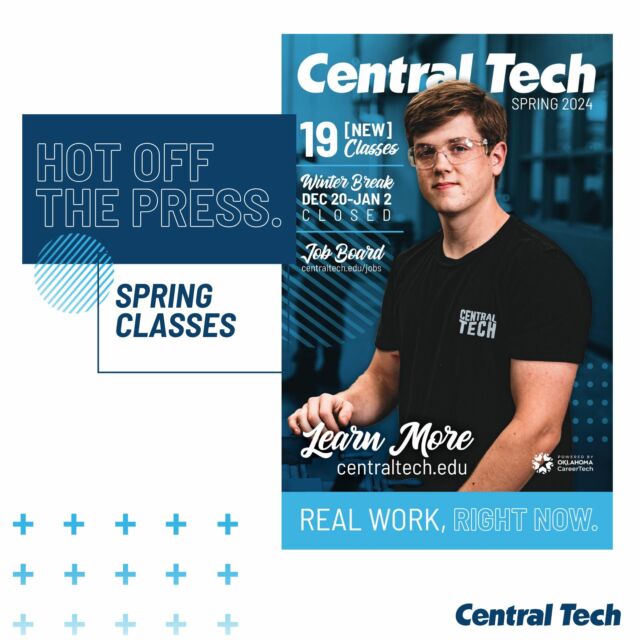 Our spring brochure is on its way to your mailbox. 📨

Keep a lookout! 👀

#centraltechedu