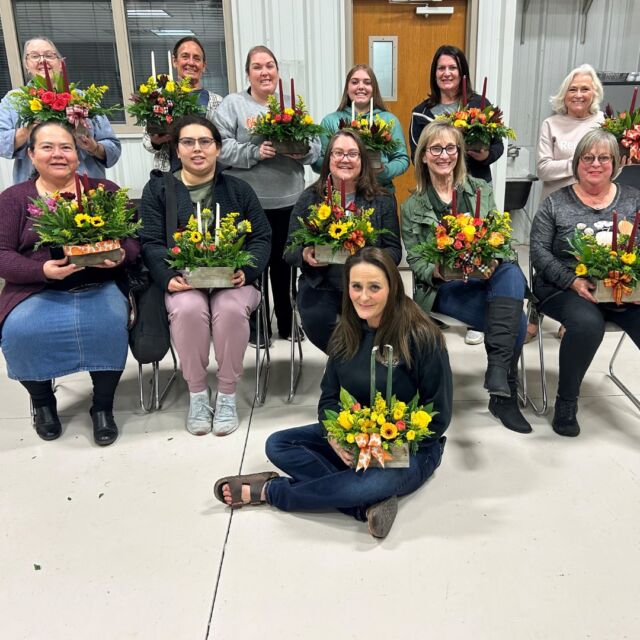 Our Floral Design class was nothing less than amazing. 💐

These ladies were able to create and take home a Thanksgiving table centerpiece just in time for the holidays!

#centraltechAg