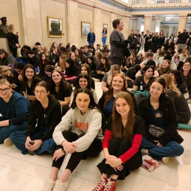 Medical Assisting and Health Careers students from our Drumright campus visited the state capitol with @ok_hosa. 🩺⁠
⁠
What an amazing opportunity for our students!⁠
⁠
#centraltechMA #centraltechHC