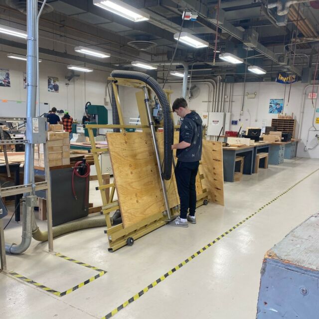 Our Digital Media class received a special delivery, a SOUND STAGE designed and built just for them by construction students. 🎬🔨⁠
⁠
An awesome collaboration between these two classes!⁠
⁠
#centraltechDM #centraltechConstruction