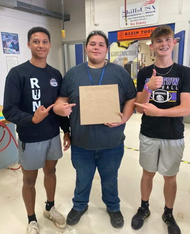 What an awesome year for our Construction students! The last Chippy Olympics event featured students navigating through a challenging course, completing various tasks requiring skills and knowledge. 💪⁠
⁠
Tasks included precision tasks with 0-1" blocks, timed blueprint reading and takeoff, nail driving without bending, screwing, identifying wood species, and answering questions related to their completed courses this year (Basic Shop Safety, Blueprint Reading, Architecture History, Framing, Roofing, and Cabinet Making). The event also featured some instructor quotes to inspire success in the trade.⁠
⁠
The final challenge was rolling up an extension cord "chain" without any "arm pit" cord roll ups. Team "Drill Bits" maintained their undefeated record, claiming victory in the First Annual Chippy Olympics.
⁠
#centraltechConstruction