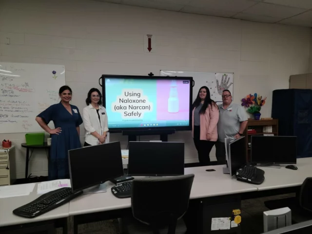 @osuit visited our Medical Assisting classroom at the Drumright campus to educate students on the safe usage of Narcan. 🧑‍⚕️⁠
⁠
It was a fantastic and informative visit. Thank you!⁠
⁠
#centraltechMA