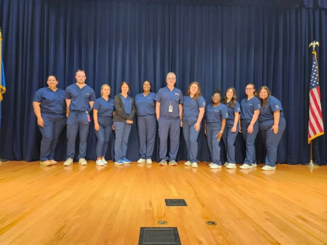 Scalpel sharp and ready to conquer. 🎓⁠
⁠
Congratulations to our Surgical Technology graduates!⁠
⁠
L-R: ⁠Hannah Brave; Kallen Johnson; Sophia Wilkett; Ashlynn Mitchell; Aimee Laymance; Todd Prough, Instructor; Alexis Lumly; Ashawntae Boyd; Aaliyah Fowler; Abbiegail Prill; Brinley Pritchard⁠
⁠
#centraltechSurgTech⁠