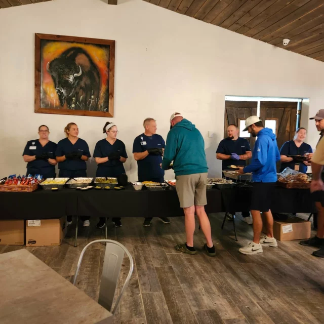 Thank you, Surgical Technology students! Your contribution of serving lunch at the Central Tech Foundation golf tournament on Monday is very much appreciated.

#centraltechSurgTech