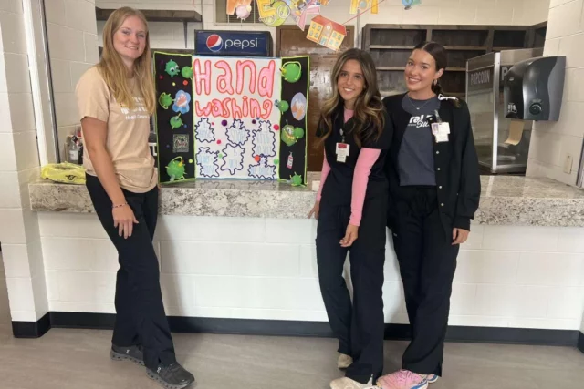 Advanced Health Careers students recently visited local elementary schools to teach kids how to properly wash their hands.

#centraltechAHC