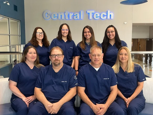 Congratulations to our newest Surgical Technology graduates!

Back Row (L-R): Laura Prince, Cushing; Tori Turner, Yale; Baylee Davis, Perkins; Kaylee Papakee, Bristow. Front Row (L-R): Lori Thompson, Chandler; Matthew Prince, Cushing; Christopher Cline, Stroud; Kristina Vanzant, Cleveland.