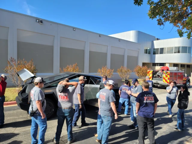 Last weekend, Central Tech had the privilege of hosting a free 8-hour National Volunteer Fire Council Electric and Alternative Fuel Vehicle Safety and Response Techniques Emergency Response Training.

Firefighters and emergency responders from across the region came together to gain critical knowledge and hands-on experience in managing incidents involving electric and alternative fuel vehicles. 

The training covered vehicle identification and safety systems, fire suppression strategies, de-energization procedures, and scene safety and responder protection.

With the increasing presence of EVs and AFVs on our roads, this training is more vital than ever. Central Tech remains committed to preparing our responders with the tools and knowledge they need to stay safe and effective in the field.

A huge thank you to NVFC and Tesla Tulsa for their incredible support! Tesla Tulsa brought out The Beast Cybertruck and a Tesla Model Y, giving our responders the opportunity to train directly on these vehicles, and even take them for a spin around Central Tech’s Truck Driver Training Driving Course!

Departments in attendance included: Basin Fire, Chandler Fire, Depew Fire, Drumright Fire, F.A.I.C. Fire, Hominy Fire, Jacktown Fire, and Olive Fire.