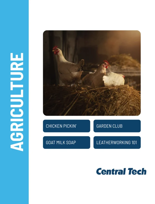 Start 2026 by investing in yourself. We have a variety of January classes - from healthcare and agriculture to skilled trades and personal interest. 

Don't miss your chance to learn something new, gain certifications, or explore a hobby next year.

Explore all Classes 👉 centraltech.edu/classes