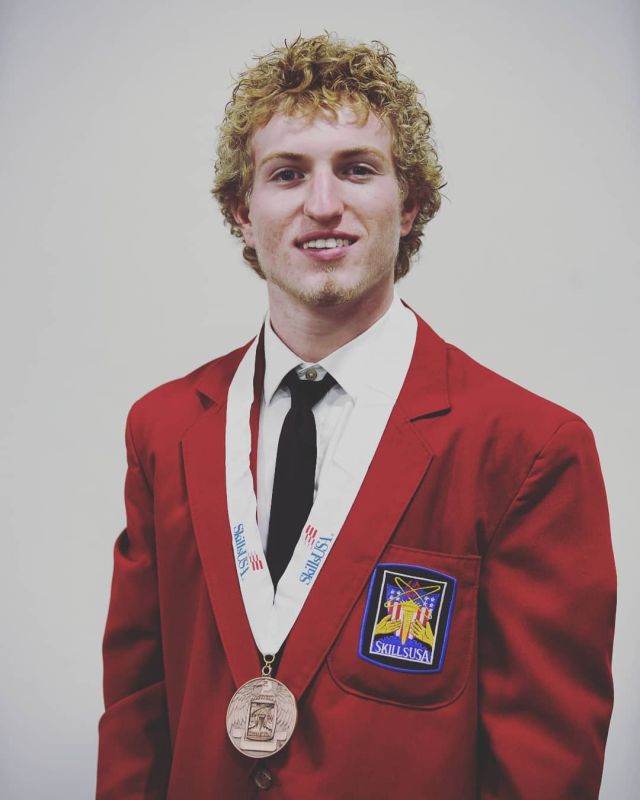 THE RESULTS ARE IN! Congrats to Tyler Wayland - Construction Trades for placing 3rd in cabinet making at @skillsusa nationals! #centraltechConstruction